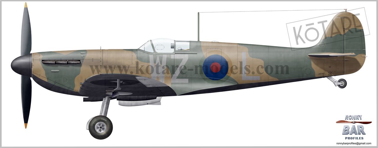K32004 Kotare 1/32 Spitfire Mk.I (Early)